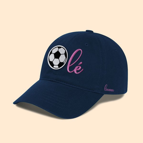 Personalized Adjustable Embroidery Name Baseball Cap with Changeable Ball Patch Sticker Match Games Team Gift for Sport Lovers Ball Fans