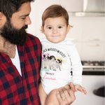 Personalised Cute 1-3 Pet Photos 100% Cotton Protect Baby Bodysuit with Name Birthday Baby Shower Gift for Baby Girl Boy