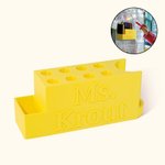 Personalised Colourful 3D Printing Magnetic Marker Holder with Name Whiteboard Accessories Back to School Appreciation Gift for Teacher