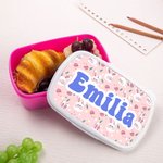 Personalised Cartoon Jungle Rabbit Dinosaur Animals Food Grade Lunch Box with Name Birthday Back to School Gift for Kids