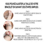 Bracelet d'Alerte Médicale Personnalisé avec Texte Gravé Cadeau Anniversaire pour Diabète Allergie Epilepsie Autisme