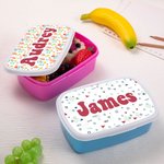 Personalised Cartoon Jungle Rabbit Dinosaur Animals Food Grade Lunch Box with Name Birthday Back to School Gift for Kids
