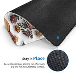 Personalized 3D Inflate Effect Flower Book Mouse Pad with Book Title and Name Non-slip Back to School Appreciation Gift for Teacher