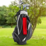 Personalised Multi-color Waffle Monogrammed Tri-Fold Golf Towel with Embroidered and Hanging Clip Portable Golf Accessories Sport Gift for Golfer