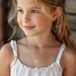 Personalised Dainty Fairy Minimalist Name Necklace Birthday Encouragement Gift for Peter Pan Lover Girl Women