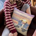 Gepersonaliseerd Turn Back The Clock Love You Longer Strand Zonsondergang Werpkussenhoes Herdenkingscadeau Slaapkamer Decor