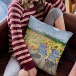 Personalisierte Love You Longer Flower Garden Naturlandschaft Dekokissenbezug Valentinstag Geschenk Schlafzimmer Dekor