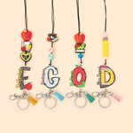 Personalised Funny Apple Notebook Pencil Design Detachable Lanyard with Key Ring Back to School Appreciation Teachers' Day Gift for Teachers