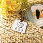 Personalized World Travel Acrylic Luggage Tag with Text Travel Accessories Adventure Gift for Traveler Friend