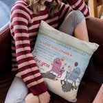 Gepersonaliseerd Love You Longer Nature Island Couple Vakantie Kussenhoes Valentijnsdag Cadeau Home Decoration