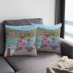 Gepersonaliseerd Love You Turn Back The Clock Sunrise Summer Holiday Kussenovertrek Valentijnsdag Cadeau Home Decoration
