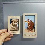 Personalisierte hölzerne Fotorahmen Auto Sonnenblende Clip mit eingraviertem Text Autozubehör Geburtstag Geschenk für Familie