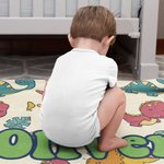 Personalised Childlike Cartoon Bunny Dinosaur Flower Warm Soft Blanket with Name Birthday Children's Day Gift for Kids