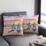 Gepersonaliseerd Turn Back The Clock Love You Longer Strand Zonsondergang Werpkussenhoes Herdenkingscadeau Slaapkamer Decor