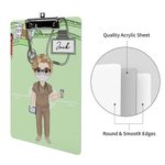 Appunti personalizzati a basso profilo appesi con le mani con nome Regalo di laurea di apprezzamento per infermiere, medico e studente di medicina