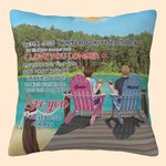 Gepersonaliseerd Love You Turn Back The Clock Sunrise Summer Holiday Kussenovertrek Valentijnsdag Cadeau Home Decoration
