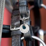Personalised Horse Saddle and Bridle Aluminum Charm with Engraved Name and Gemstone Lightweight Horse Riding Accessories Gift for Horse Lovers