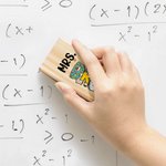 Effaceur de tableau noir graffiti personnalisé avec 2 stylos marqueurs Appréciation Cadeau de rentrée pour professeur