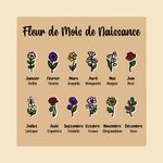 Couverture Douce en Laine Polaire Personnalisée avec 2-9 Noms d'Ours en Famille Motif Coeur Fleur Cadeau Anniversaire pour Famille