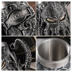 Personalised Cthulhu Durable Stainless Steel 20oz Mug with Engraved Name Birthday Gaming Party Gift for Cthulhu Fan