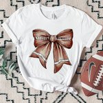 Sudadera con lazo coqueta de fútbol personalizada con número y nombre Regalo de cumpleaños el día del partido para los amantes del fútbol