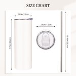 Personalised 3D Effect Sewing Tools 20oz Skinny Tumbler with Lid and Straw Birthday Gift for Mom Grandma Sewing Lovers