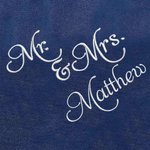 Personalized Embroidered Mr & Mrs Tablecloth with Name Table Decor Wedding  Gift for Bride Groom