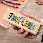 Effaceur de tableau noir graffiti personnalisé avec 2 stylos marqueurs Appréciation Cadeau de rentrée pour professeur