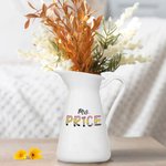 Personalized Colourful Pencil-inspired Fun Letter Ceramic Flower Vase Indoor Outdoor Decor Appreciation Back to School Gift for Teacher