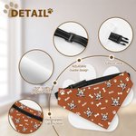 Personalised Multi-color Pet Portrait Reversible Bandana with Adjustable Buckle and Name Birthday Pet Wear Gift for Dog Cat Pet Lovers