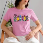 Personalized Cute Pencil Apple Ruler Doodle Design 100% Cotton T-shirt with Text Teacher's Day Back To School Gift for Teacher