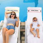 Personalized Multicolour Lounge Chair Cruise Towel Holder Anchor Band with Text Beach Travel Accessories Birthday Summer Vacation Gift for Tourists