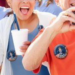 Personalised Soccer Basketball Baseball Sport Team Photo Pin Button Badges with Name Number Set of 5 Game Day Accessories Gift for Sport Mom Dad