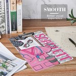 Personalized Multicolour Medical Elements Hanging Low Profile Clipboard with Name Graduation Appreciation Gift for Nurse Doctor Medical Student