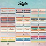 Personalised Vintage Colored Stripes Soft Quick Dry Kid Hooded Beach Towel with Name Summer Vacation Beach Accessories Gift for Kids