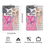 Personalized Cartoon Medical Tools Hanging Clipboard with Low Profile Clip Graduation Appreciation Gift for Nurse Doctor Medical Student