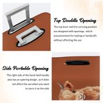 Personalised Cute Floral Highland Cow Luggage Protective Cover with Name Fits 18-32 Inches Suitcase Travel Essentials Vacation Gift for Travel Lovers