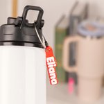 Gepersonaliseerde Multicolor 3D gedrukte Tumbler naam label charme met roestvrij staal lus Tumbler accessoires cadeau voor familie vrienden