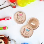 Gepersonaliseerde houten tandenfee doos met gegraveerde naam eerste tand Keepsake nieuwe baby cadeau voor jongen meisje