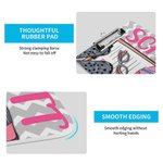 Personalized Multicolour Medical Elements Hanging Low Profile Clipboard with Name Graduation Appreciation Gift for Nurse Doctor Medical Student