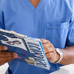 Personalized Multicolour Medical Elements Hanging Low Profile Clipboard with Name Graduation Appreciation Gift for Nurse Doctor Medical Student