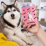 Personalised Cute Dog Cat Can Cooler Sleeve Party Favors Birthday Gift for Pet Lovers
