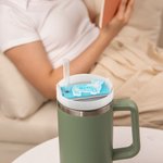 Gepersonaliseerde schattige 3D afgedrukte hond kat silhouet naam plaat Tumbler accessoires voor 20oz tot 64oz Stanley verjaardagscadeau voor dierenlie