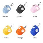 Personalisierte Hund Sonnenkappe mit Gesticktem Namen Ohrloch Verstellbarem Kordelzug Vielfältige Größen Baseballkappe Geschenk für Tierliebhaber