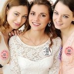 Personalised Funny Drink Beer Design Photo Button Badge Pin with QR Code Set of 5 Wedding Bachelorette Party Gift for Couple