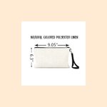 Personalised Cute Highland Cow Women Wristlet Makeup Bag with Name Travel Essentials Birthday Gift for Cowgirl Cow Lovers