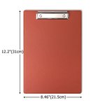 Personalized Wrestling Theme Leather Low Profile Clipboard with Name End of Season Retirement Appreciation Gift for Coach Team Manager