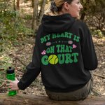 Personlig Retro Tennisracket Unisex T-Shirt Sweatshirt Hoodie med namn Match Day Födelsedagspresent för tennisälskare Coach