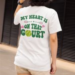 Personlig Retro Tennisracket Unisex T-Shirt Sweatshirt Hoodie med namn Match Day Födelsedagspresent för tennisälskare Coach