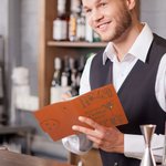 Personalized Retro Cocktail Recipe Leather Notebook with Engraved Name 70 Sheets Birthday Mixology Gift for Cocktail Lover Bartender